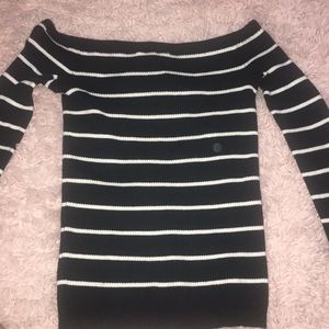 Off the shoulder- AE SWEATER